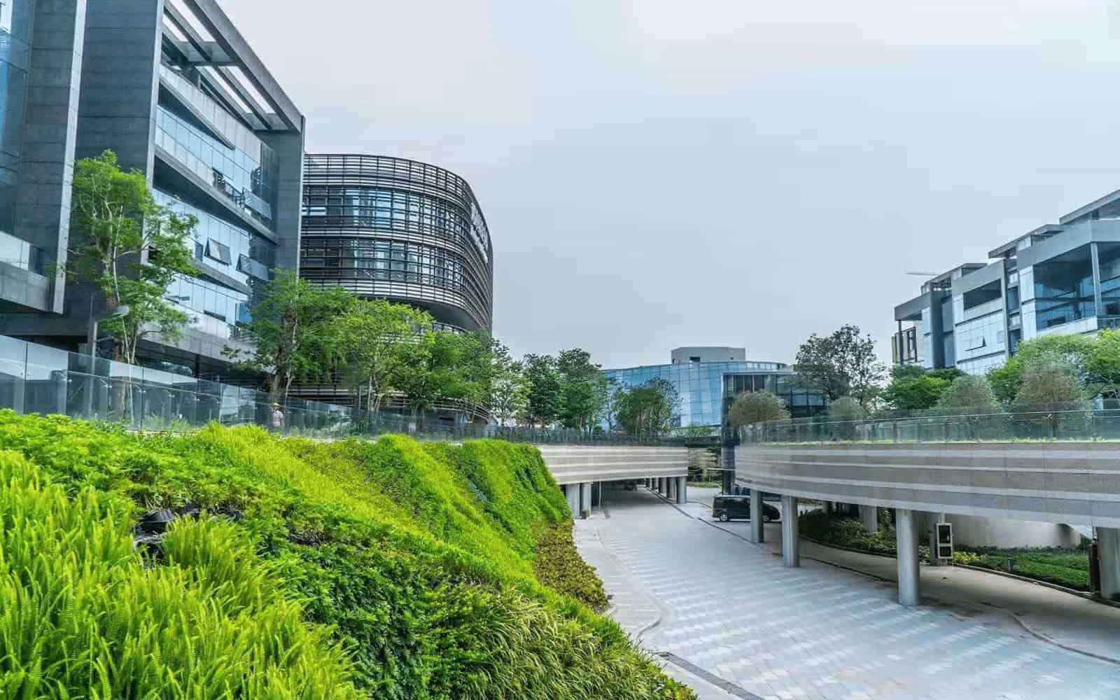 前海深港基金小镇环境图